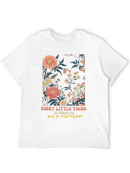 Floral Print Graphic T-Shirt - Every Little Thing