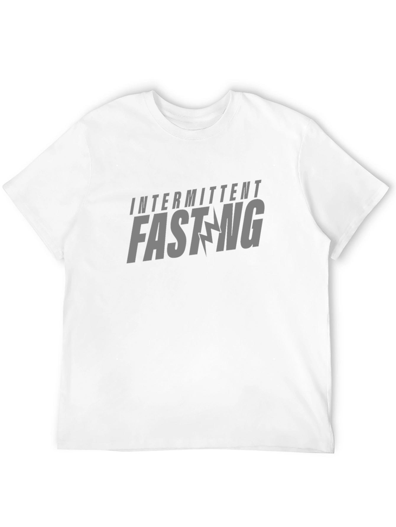Intermittent Fasting Graphic T-Shirt - Black
