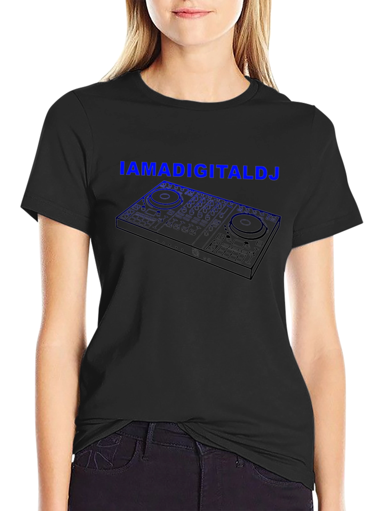 I Am A Digital DJ T-Shirt Black