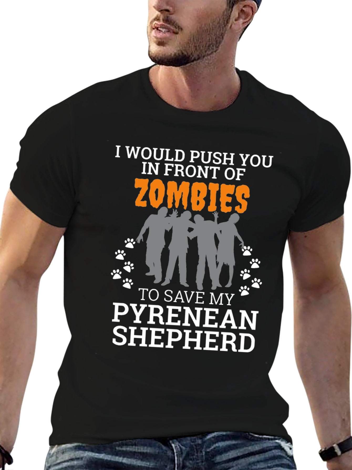 Zombie Pyrenean Shepherd Tee