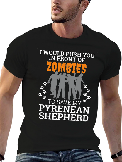 Zombie Pyrenean Shepherd Tee