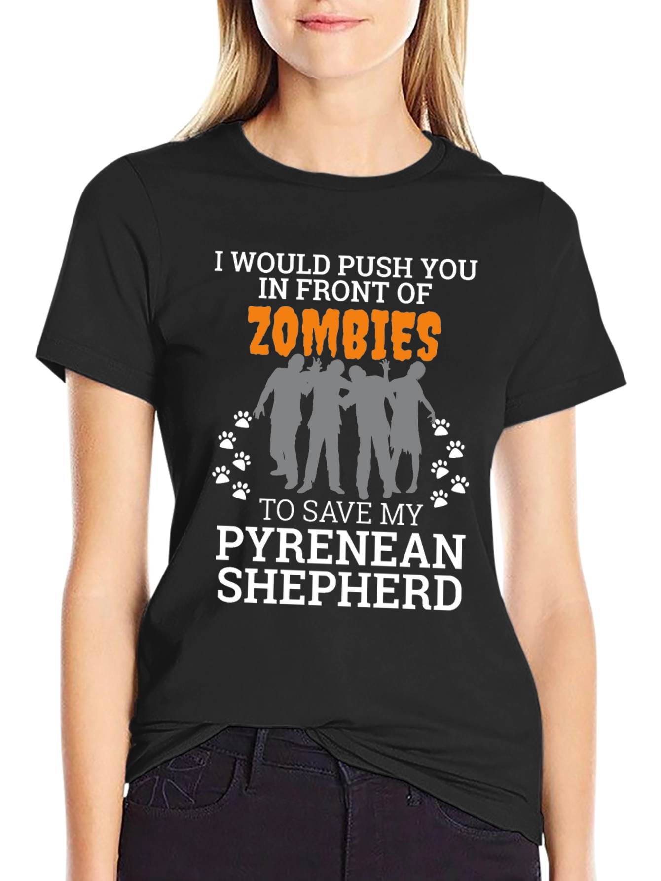 Zombie Pyrenean Shepherd Tee