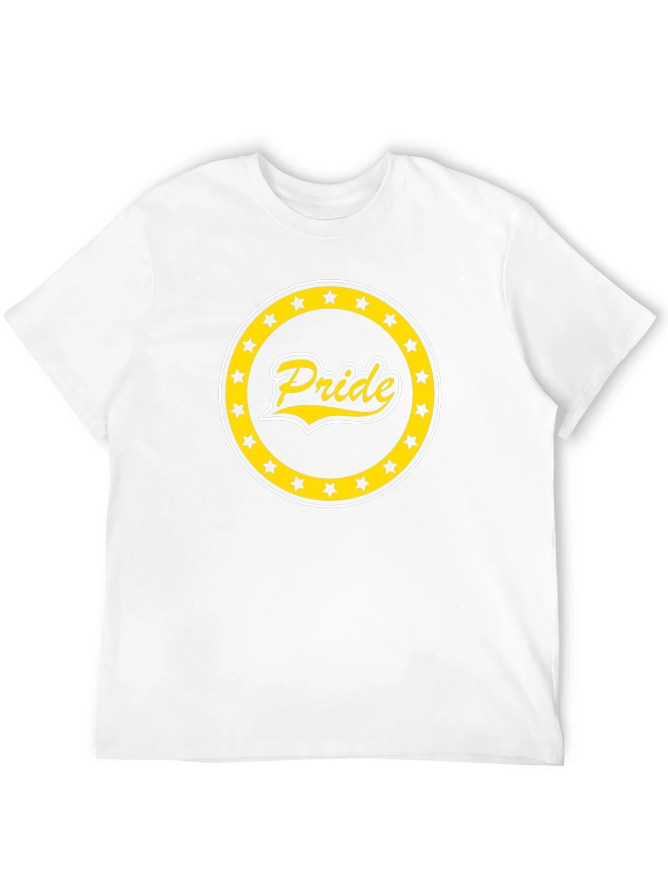 Pride Star Circle Graphic Tee - Black