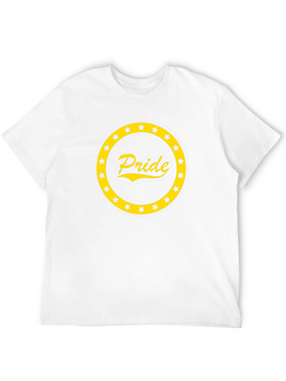 Pride Star Circle Graphic Tee - Black