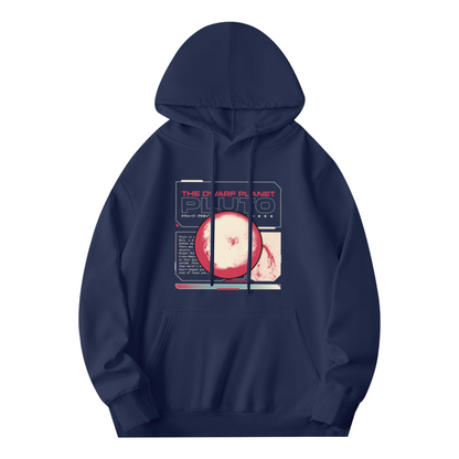 The Dwarf Planet Pluto Sci-Fi Astronomy Hoodie