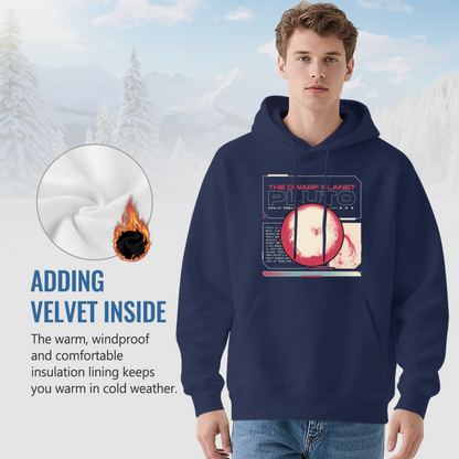 The Dwarf Planet Pluto Sci-Fi Astronomy Hoodie