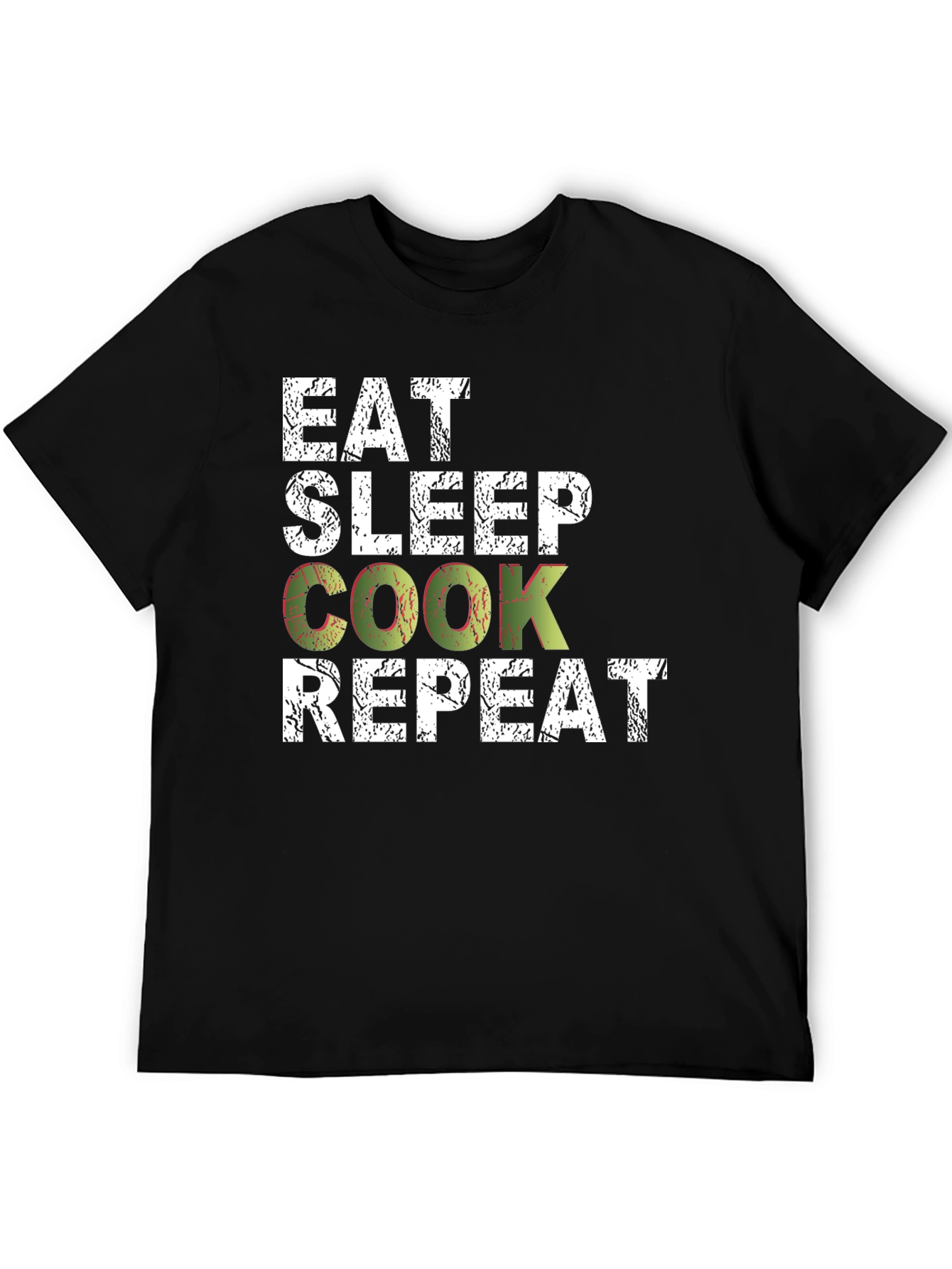 Eat Sleep Cook Repeat Graphic T-Shirt
