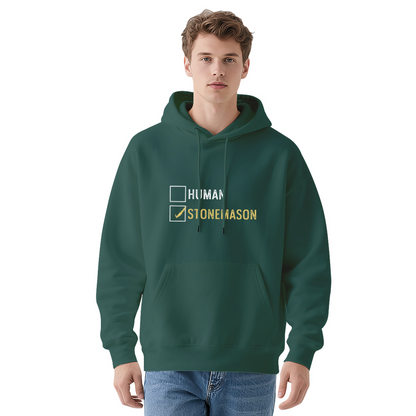 Stonemason vs Human Checkbox Hoodie