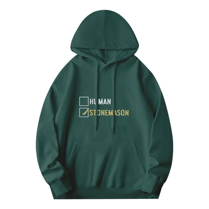 Stonemason vs Human Checkbox Hoodie
