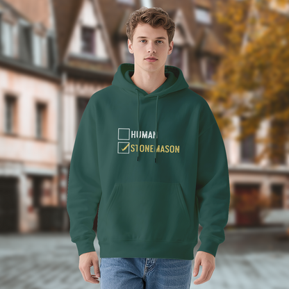 Stonemason vs Human Checkbox Hoodie