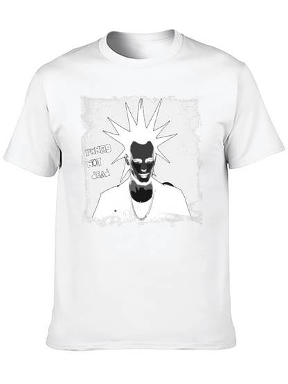 Punks Not Dead Graphic Tee - Black Cotton T-Shirt