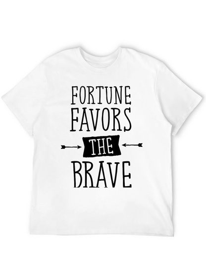 Fortune Favors the Brave Graphic Tee