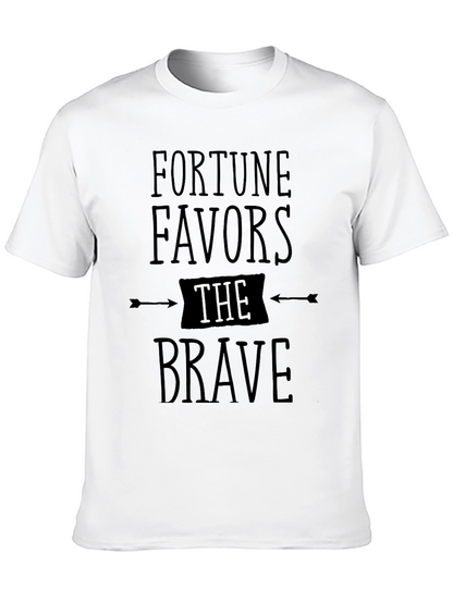 Fortune Favors the Brave Graphic Tee