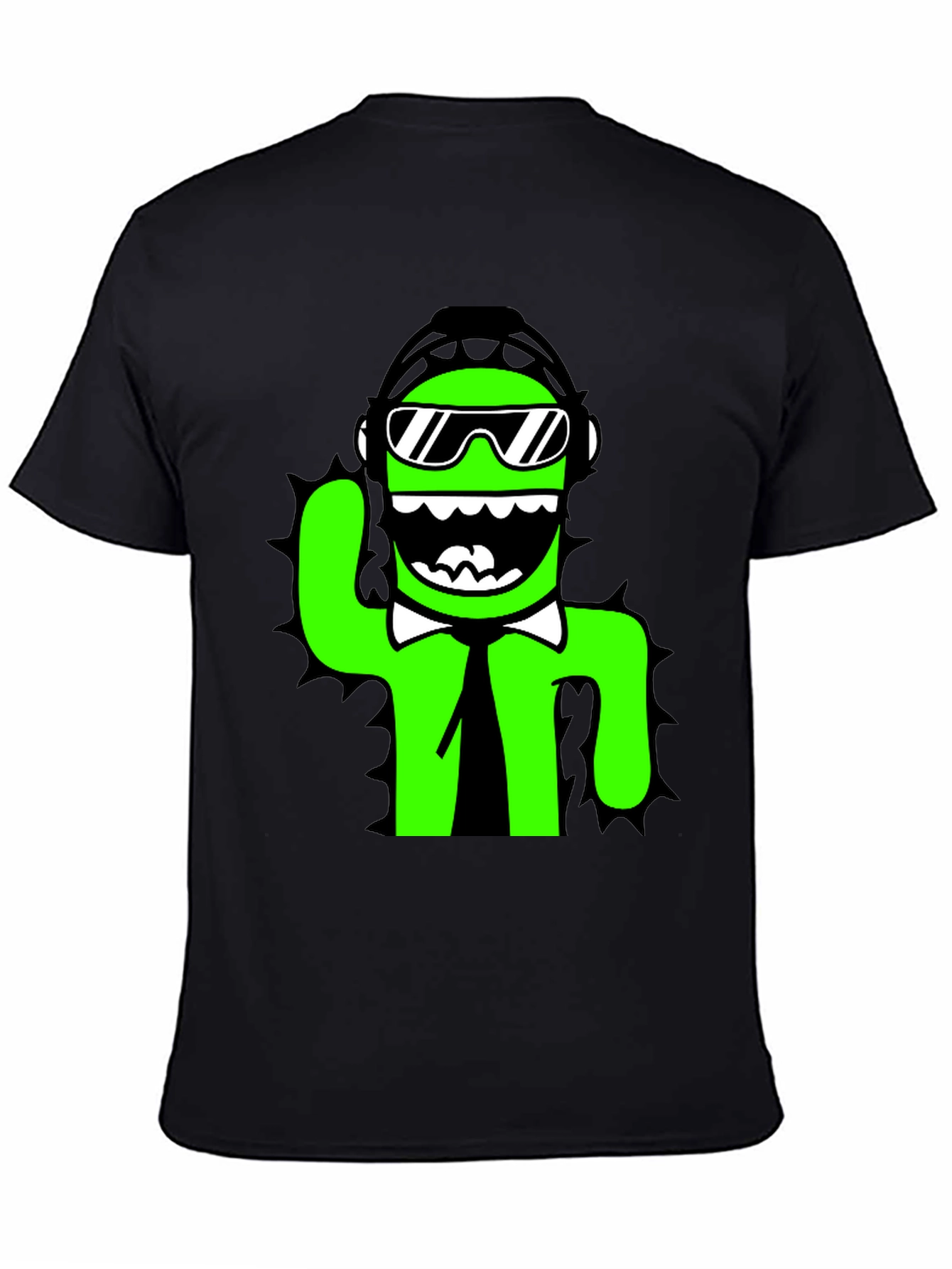 Cool Cactus Graphic Tee - Black