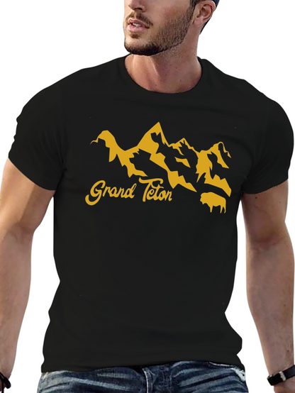 Grand Teton Graphic Tee - Black