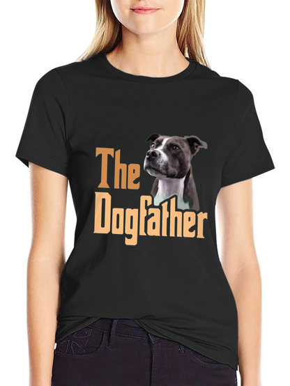The Dogfather Black Graphic T-Shirt