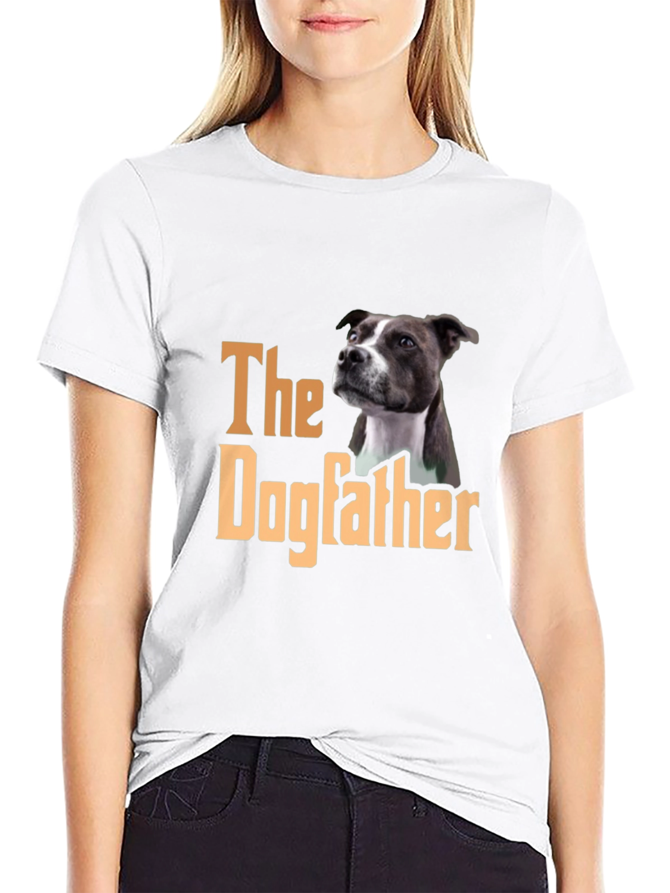 The Dogfather Black Graphic T-Shirt