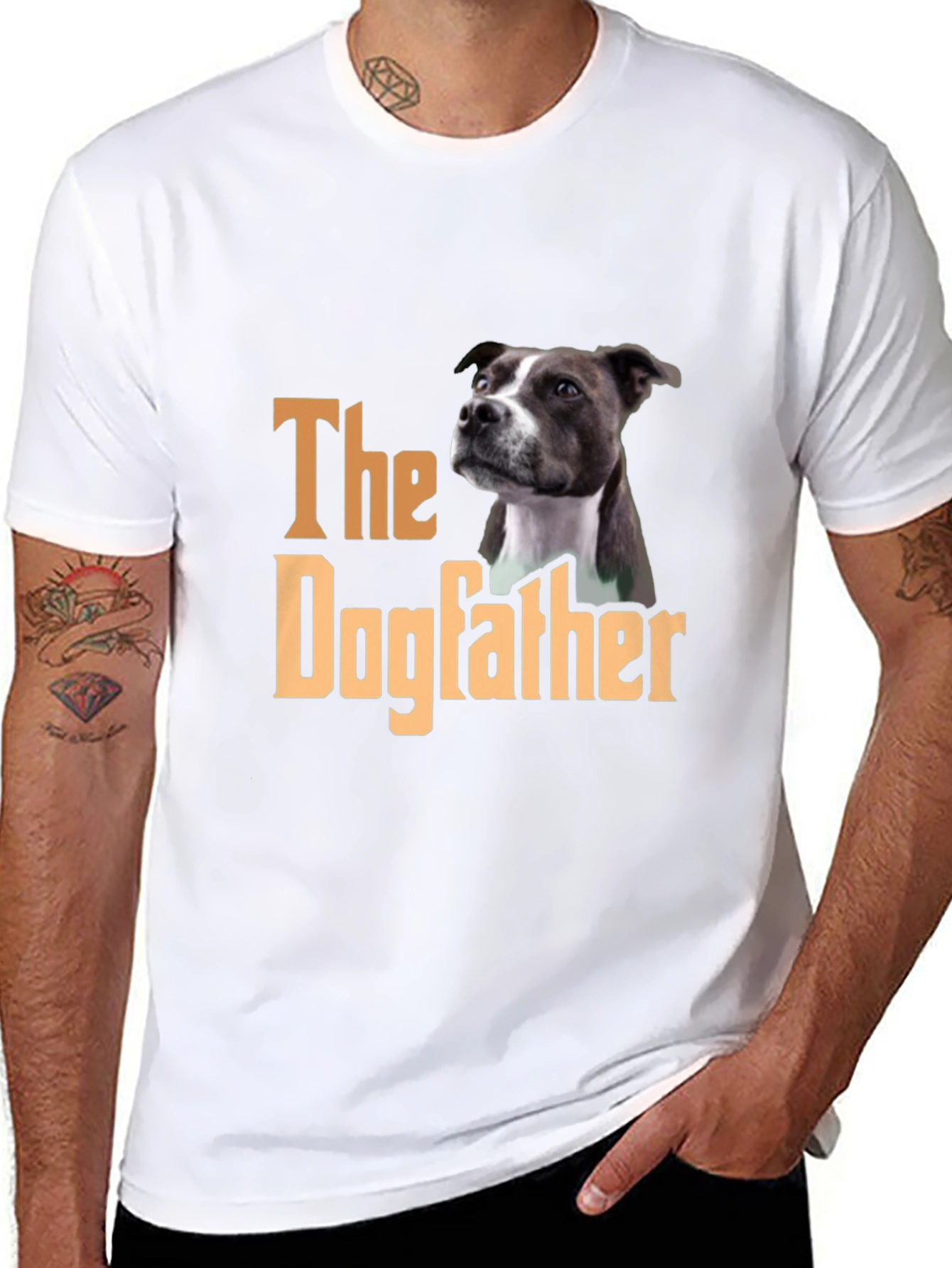 The Dogfather Black Graphic T-Shirt