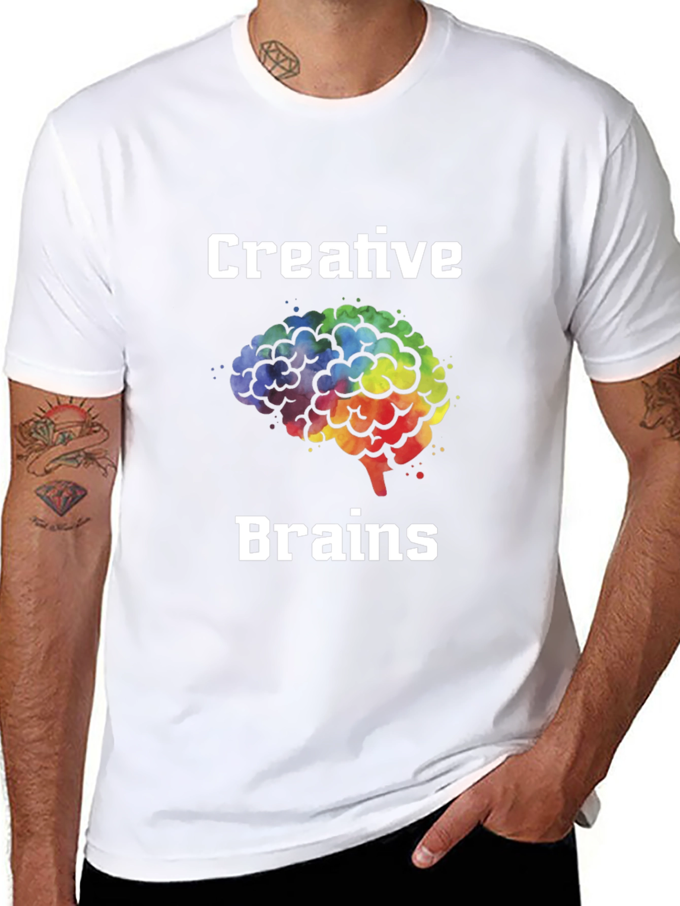 Creative Brains T-Shirt - Artistic Mind Apparel