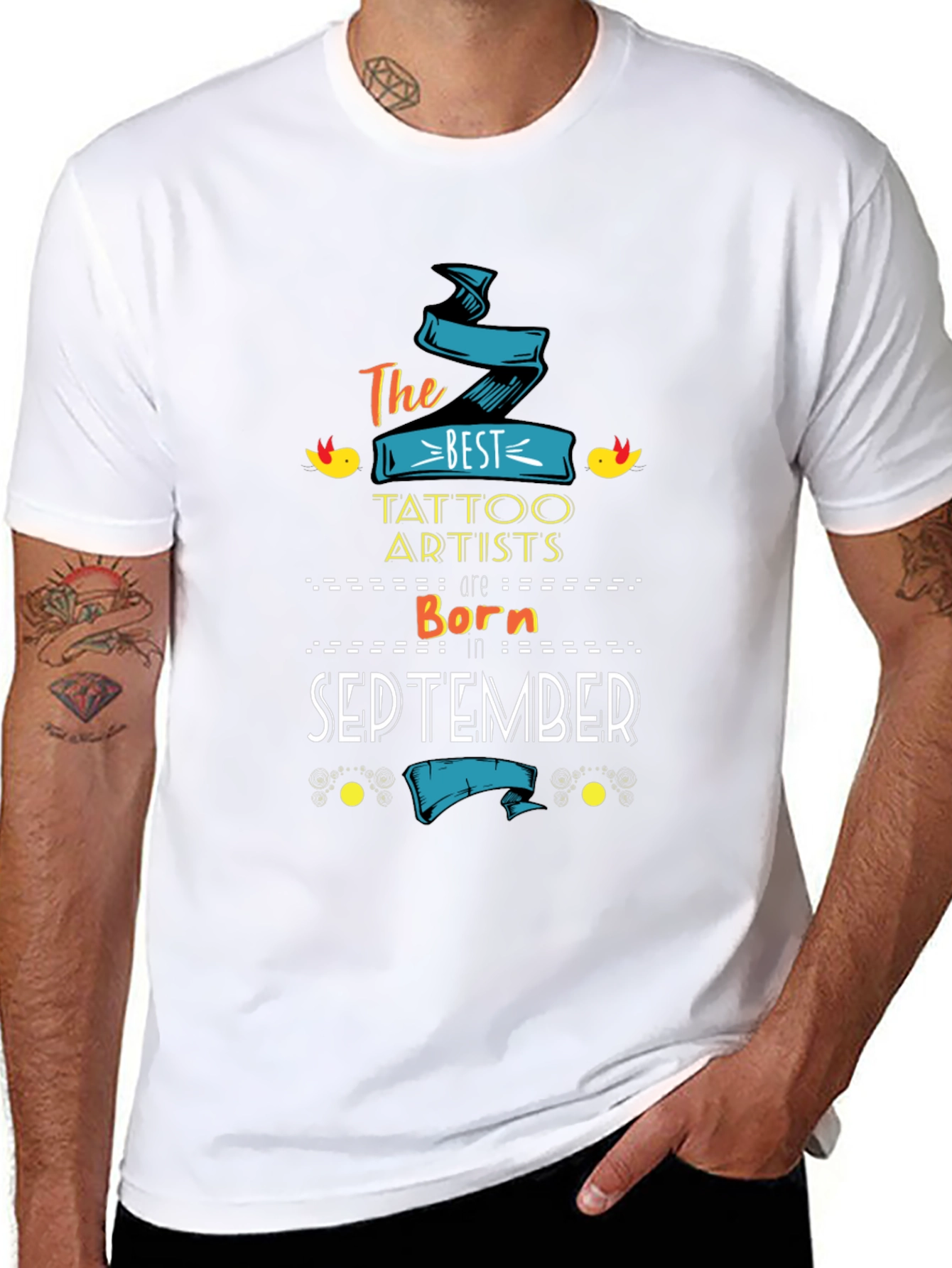 Best Tattoo Artists Born in September T-Shirt
