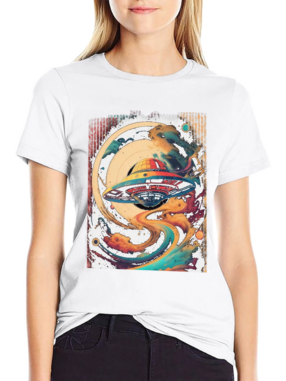 UFO Galaxy T-Shirt
