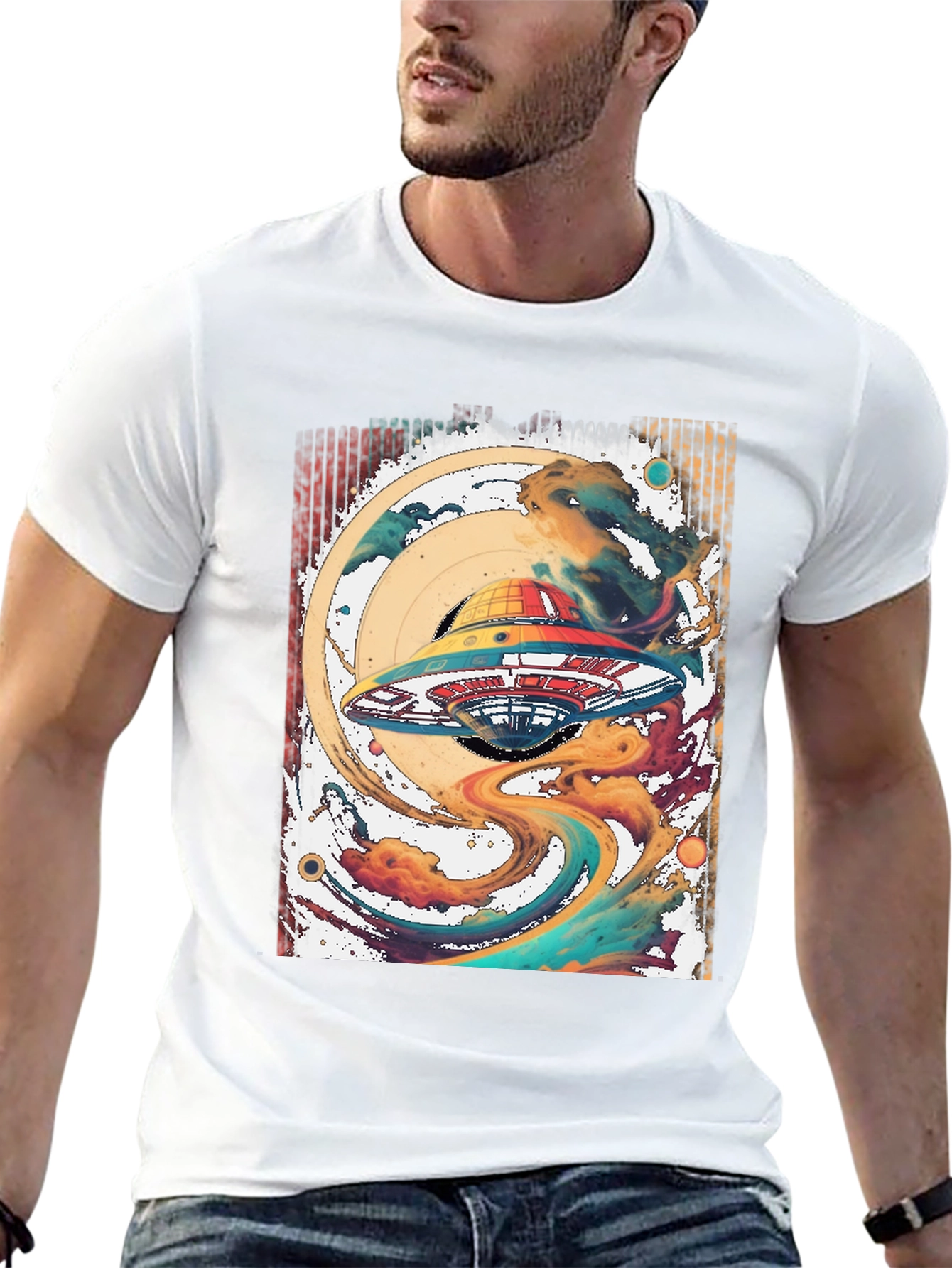 UFO Galaxy T-Shirt