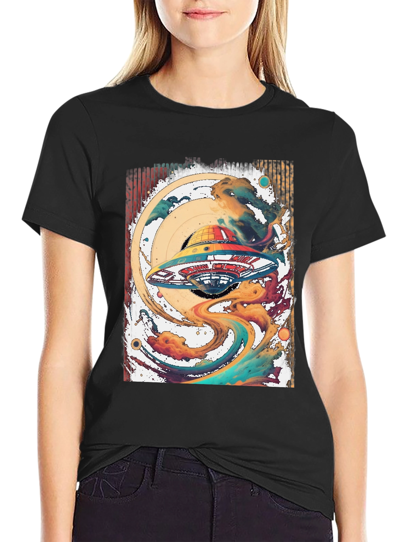 UFO Galaxy T-Shirt