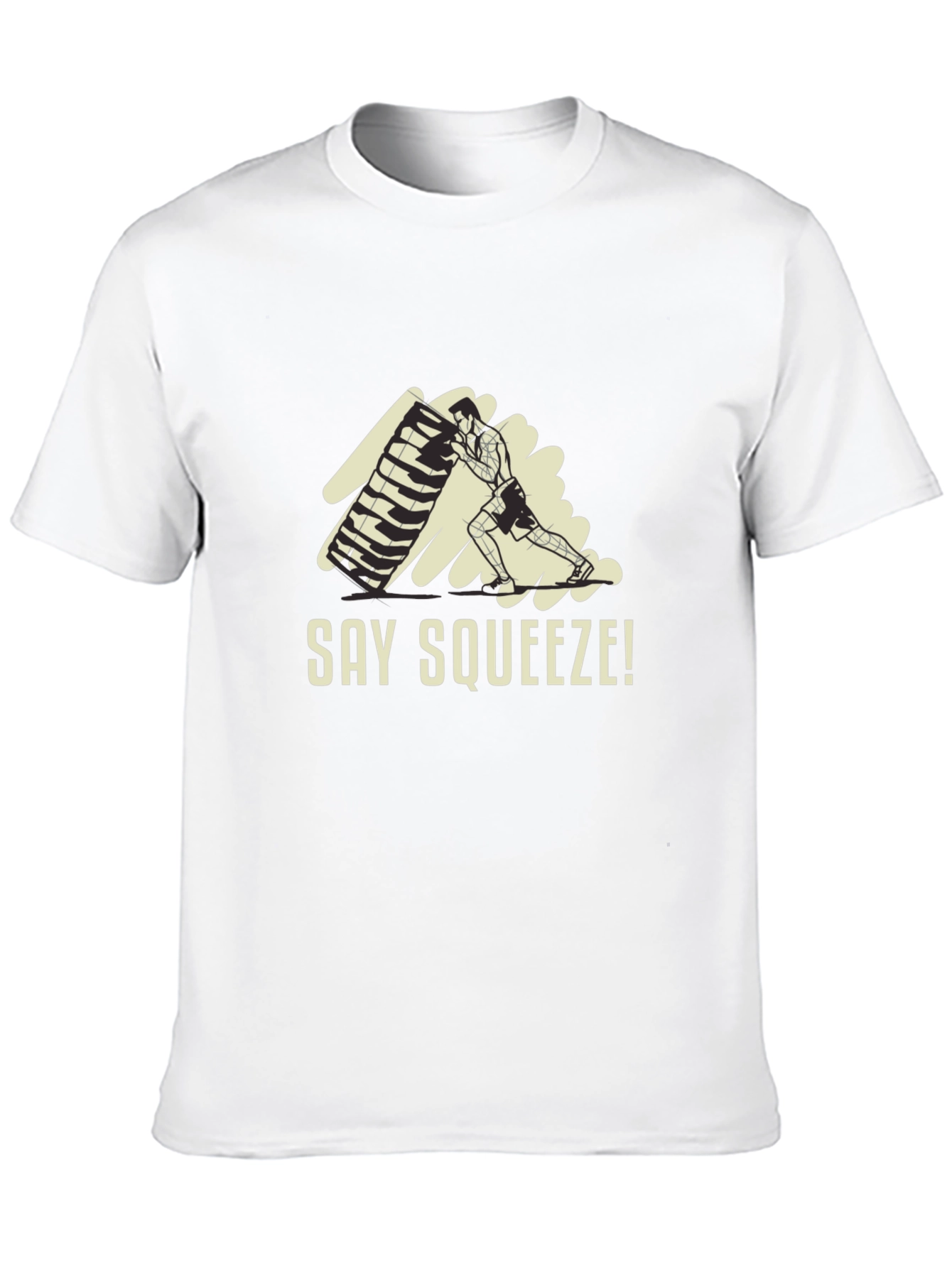 Say Squeeze! Black Graphic Tee