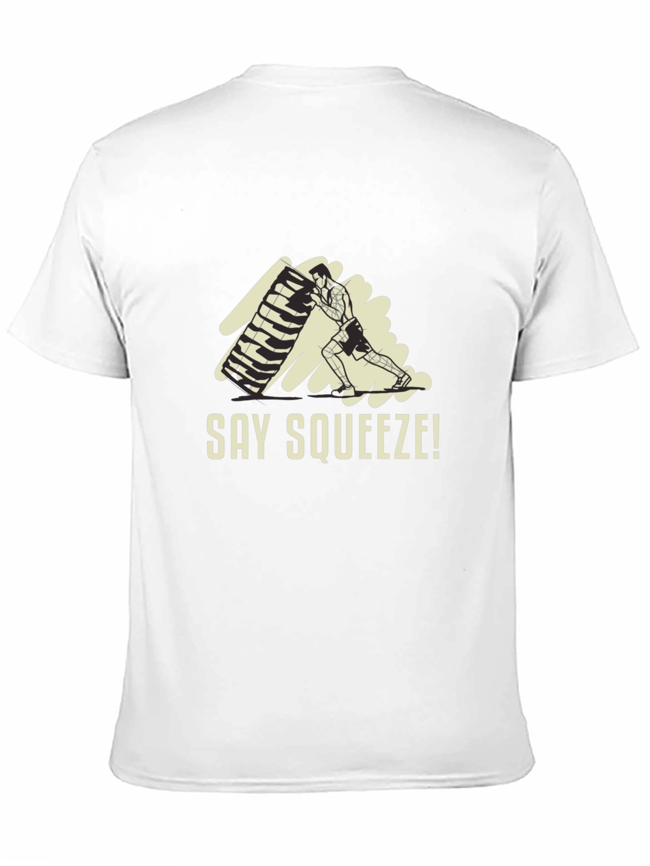 Say Squeeze! Black Graphic Tee