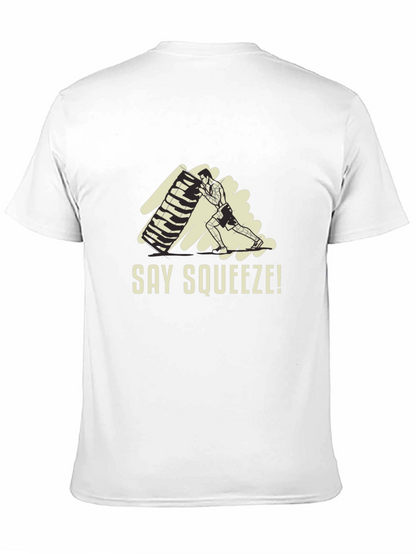 Say Squeeze! Black Graphic Tee