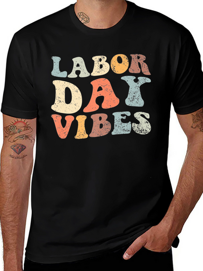 Labor Day Vibes Retro T-Shirt