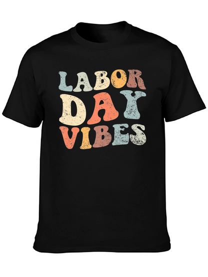 Labor Day Vibes Retro T-Shirt