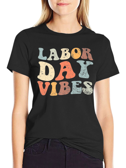 Labor Day Vibes Retro T-Shirt