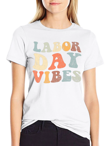 Labor Day Vibes Retro T-Shirt