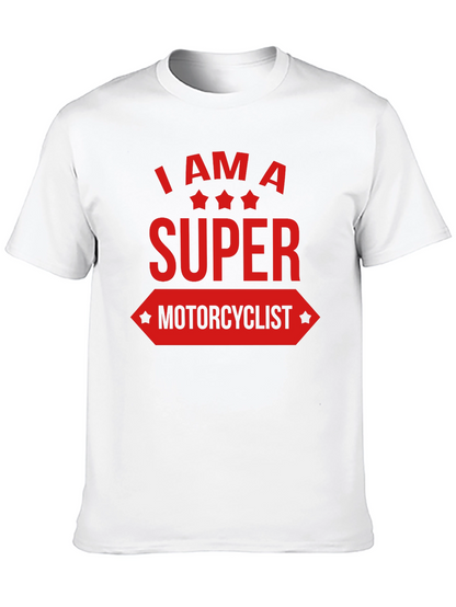 Super Motorcyclist Graphic Tee - Black
