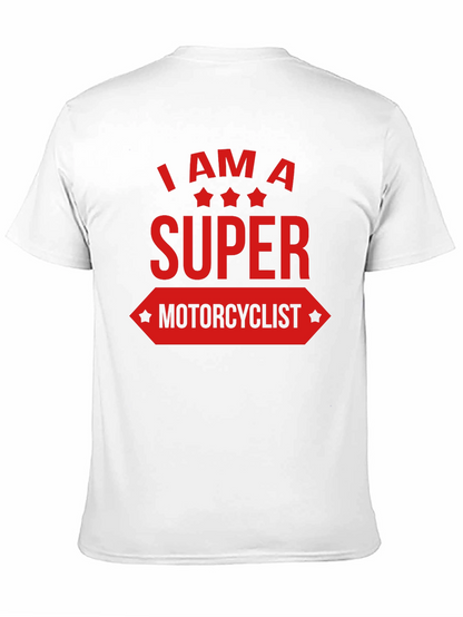 Super Motorcyclist Graphic Tee - Black