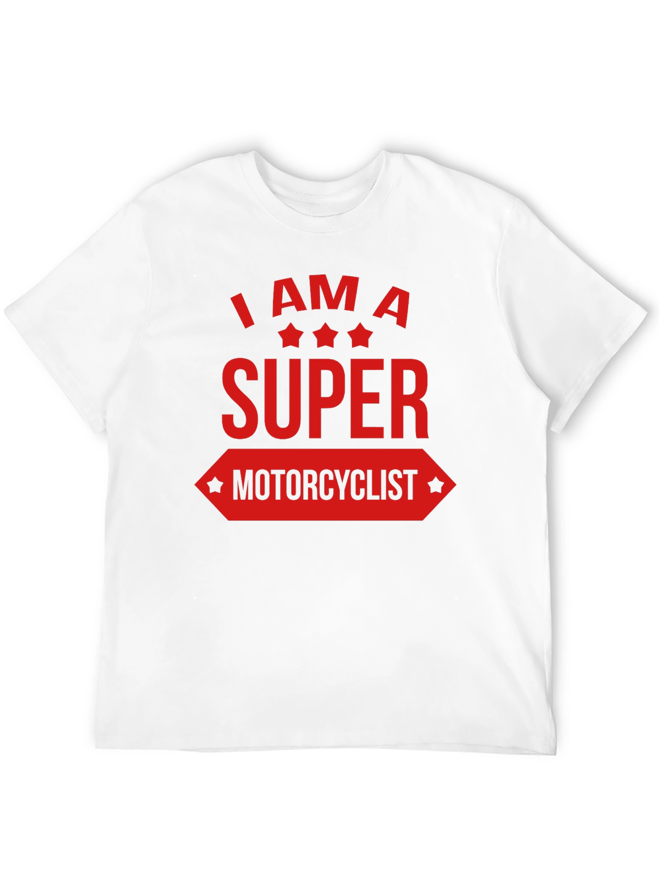 Super Motorcyclist Graphic Tee - Black