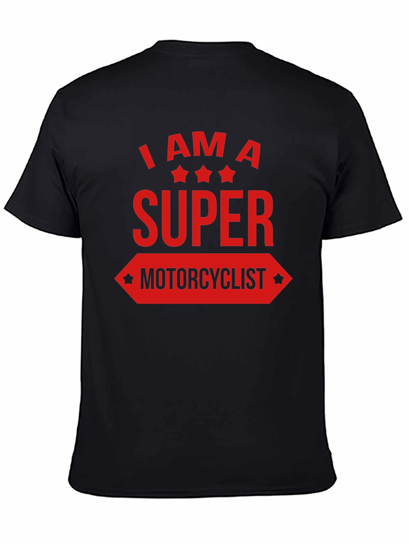 Super Motorcyclist Graphic Tee - Black