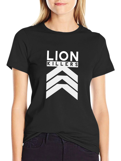 Lion Killers Black Graphic Tee