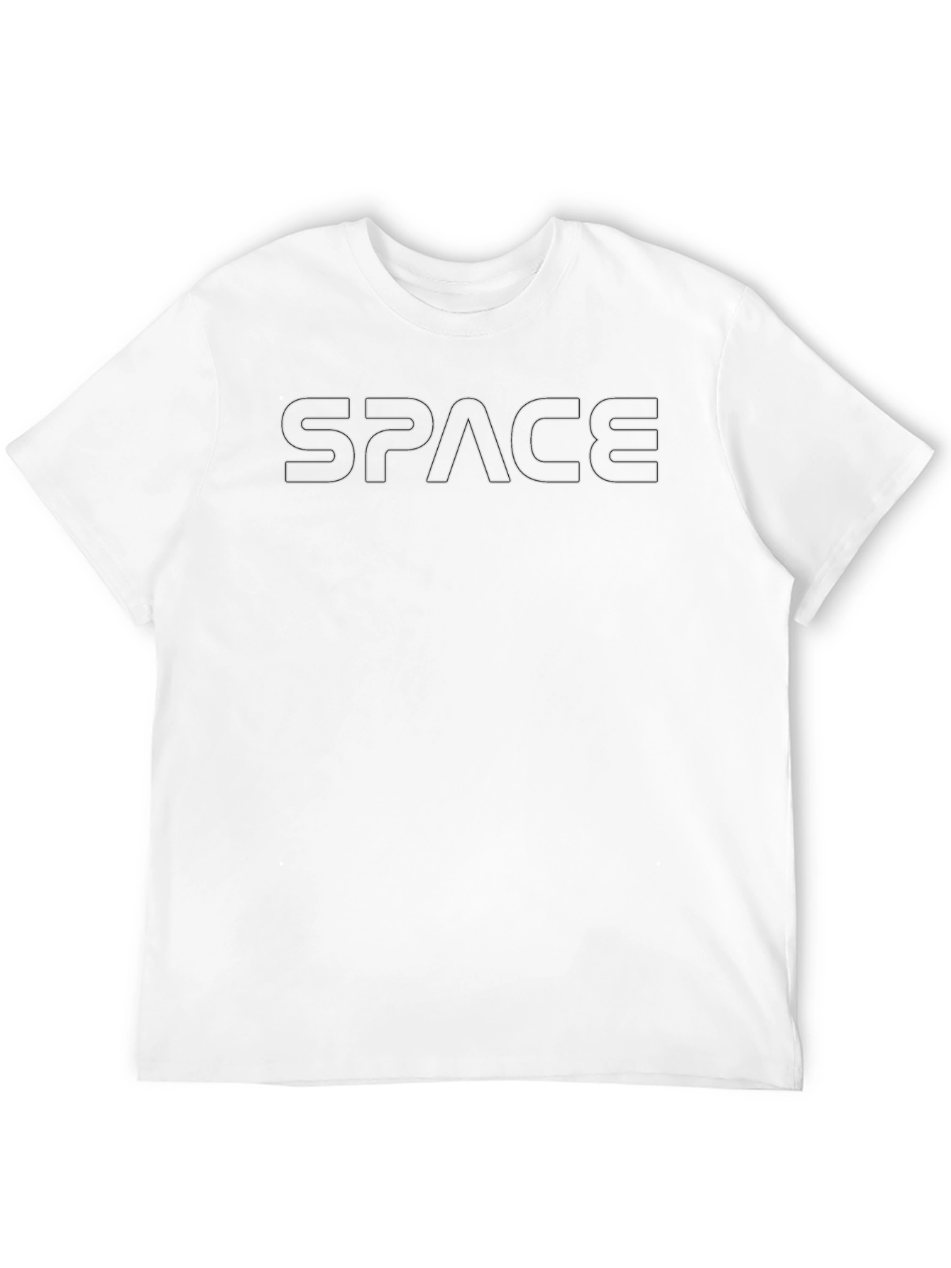 Space Graphic Tee - Casual Cotton Blend