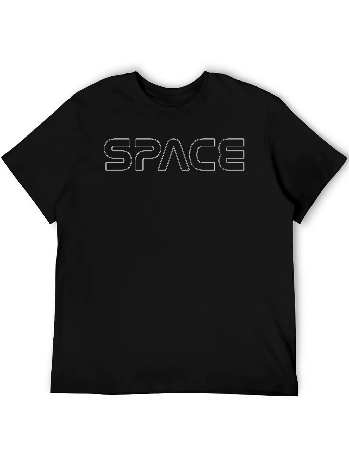 Space Graphic Tee - Casual Cotton Blend