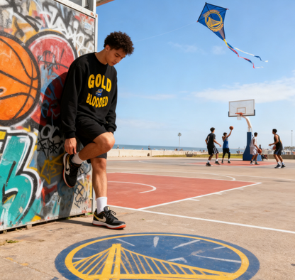 Golden State Warriors "Gold Blooded" Team Pride Crewneck Sweatshirt