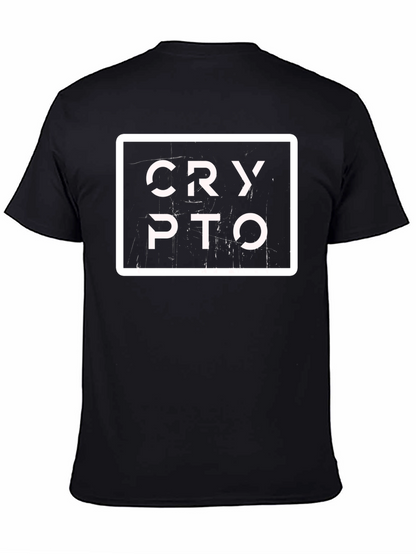 Crypto Graphic T-Shirt - Cool Casual Tee