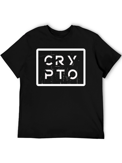 Crypto Graphic T-Shirt - Cool Casual Tee