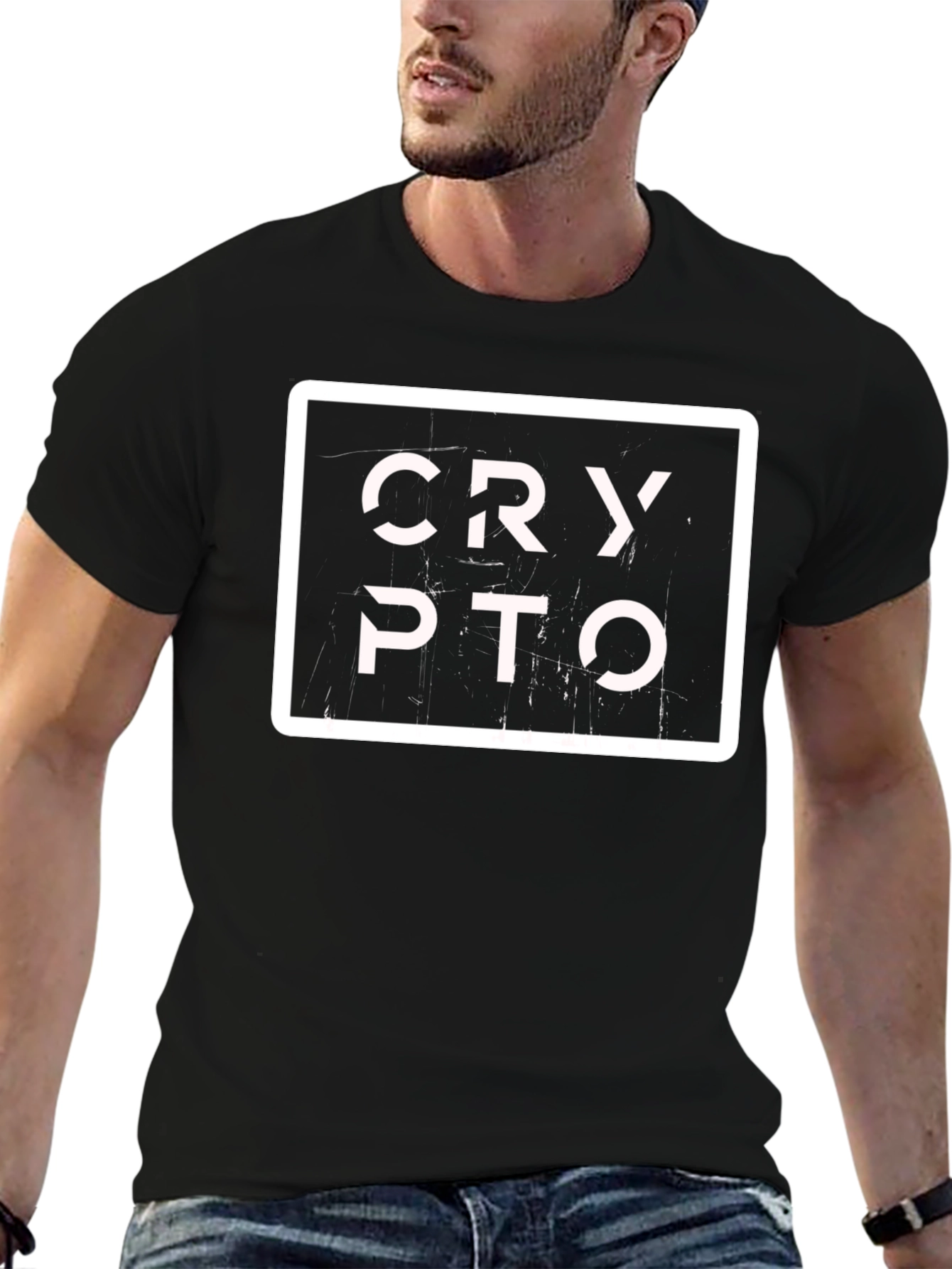 Crypto Graphic T-Shirt - Cool Casual Tee