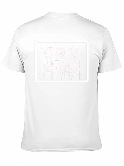 Crypto Graphic T-Shirt - Cool Casual Tee