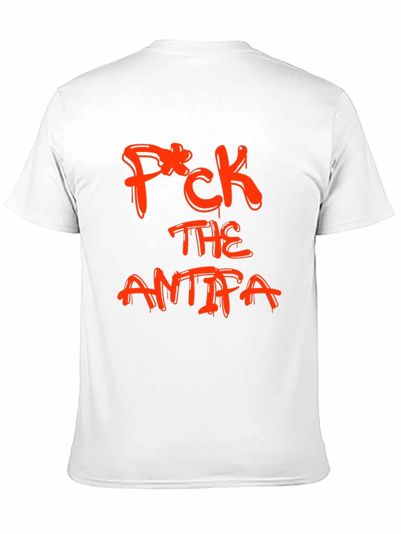 Black Tee - F*CK THE ANTIFA Slogan