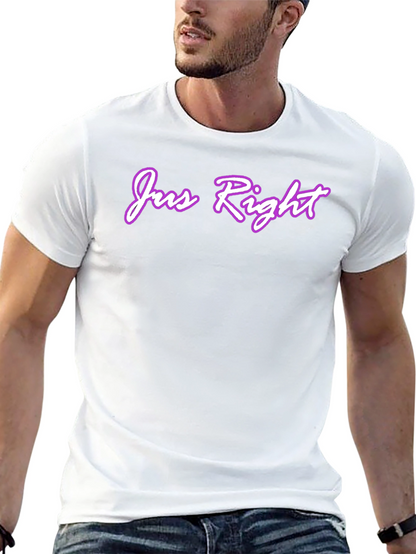 Jus Right Graphic Tee - Casual Comfort T-Shirt