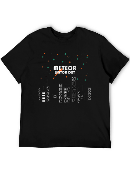Meteor Watch Day Graphic T-Shirt