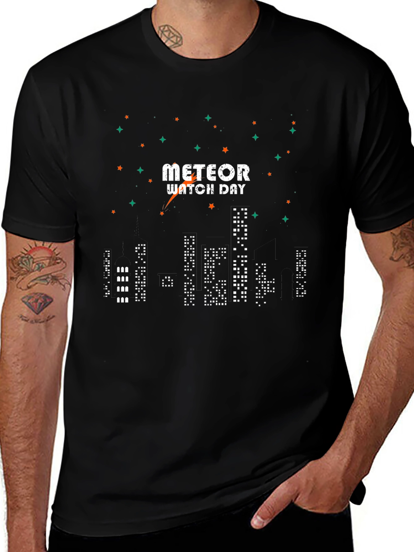 Meteor Watch Day Graphic T-Shirt